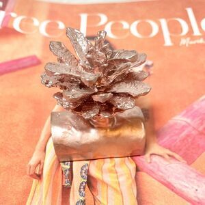 Custom Rose Gold Metal Paperweight